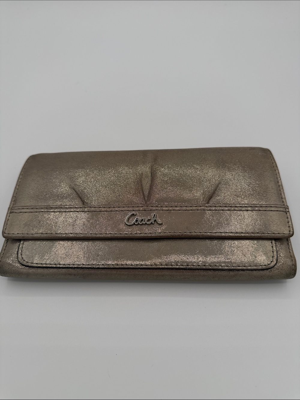 Coach Lynn SoHo Buckle Metallic Leather Shoulder Bag with Wallet - Picture 7 of 15